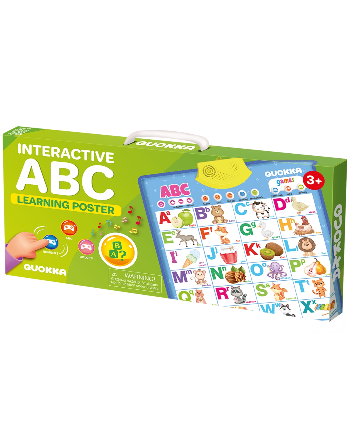 Quokka Usa World Maps Interactive Speech Therapy Poster for Toddlers Age 3-6