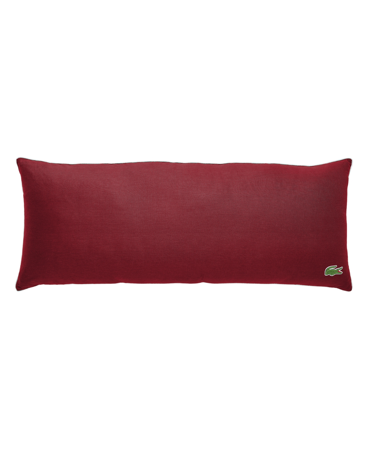Lacoste Home Serve Body Pillow, 20" X 52" In Rio Red