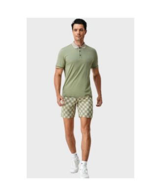 Men's Bellemere Two-Tone Checkered Short Pants