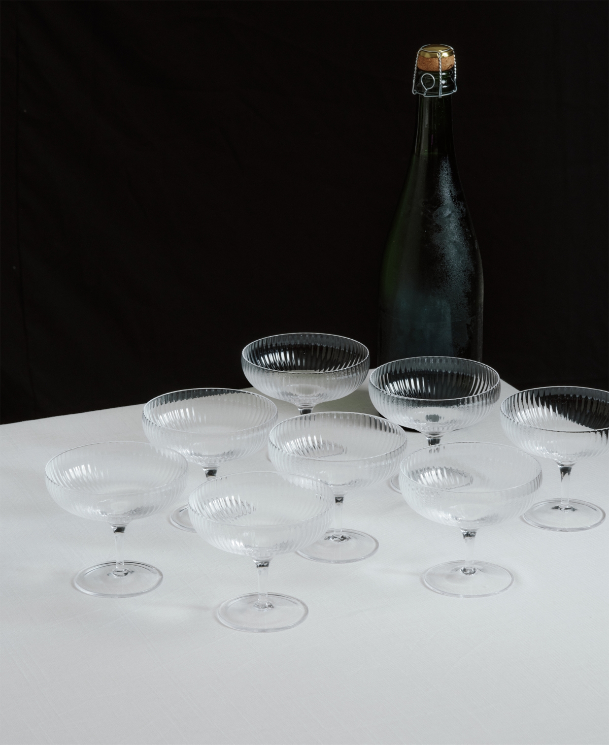 Serax Inki Champagne Coupes, Set Of 2 In Transparent