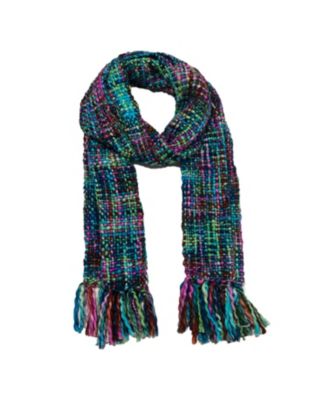 Artisan Woven Stella 100% Recycled Acrylic Multi Colored Winter Scarf