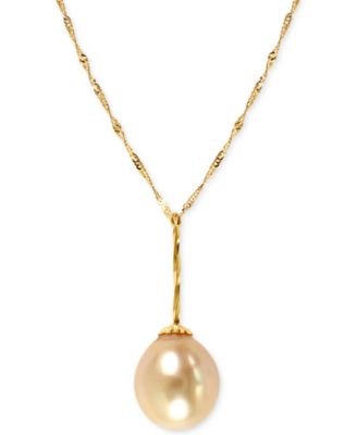 EFFY Collection - Golden South Sea Pearl (11mm) Necklace in 14k Gold