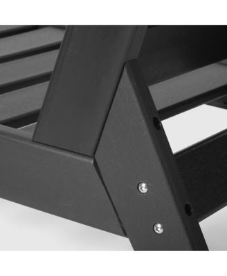 Outdoor Patio HDPE Left Arm Facing Deep Seating Corner Chair