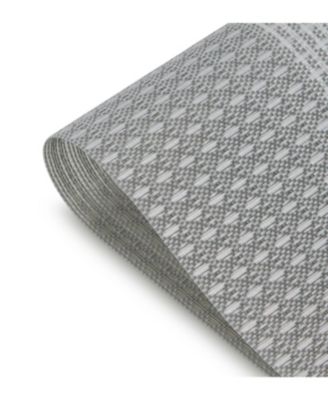 Milan Texteline Outdoor Dining Set Textured Design Reversible 12" x 18" Rectangular Placemats Set of 6