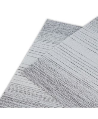 Ombre Texteline Outdoor Dining Set Textured Design Reversible 12" x 18" Rectangular Placemats Set of 6