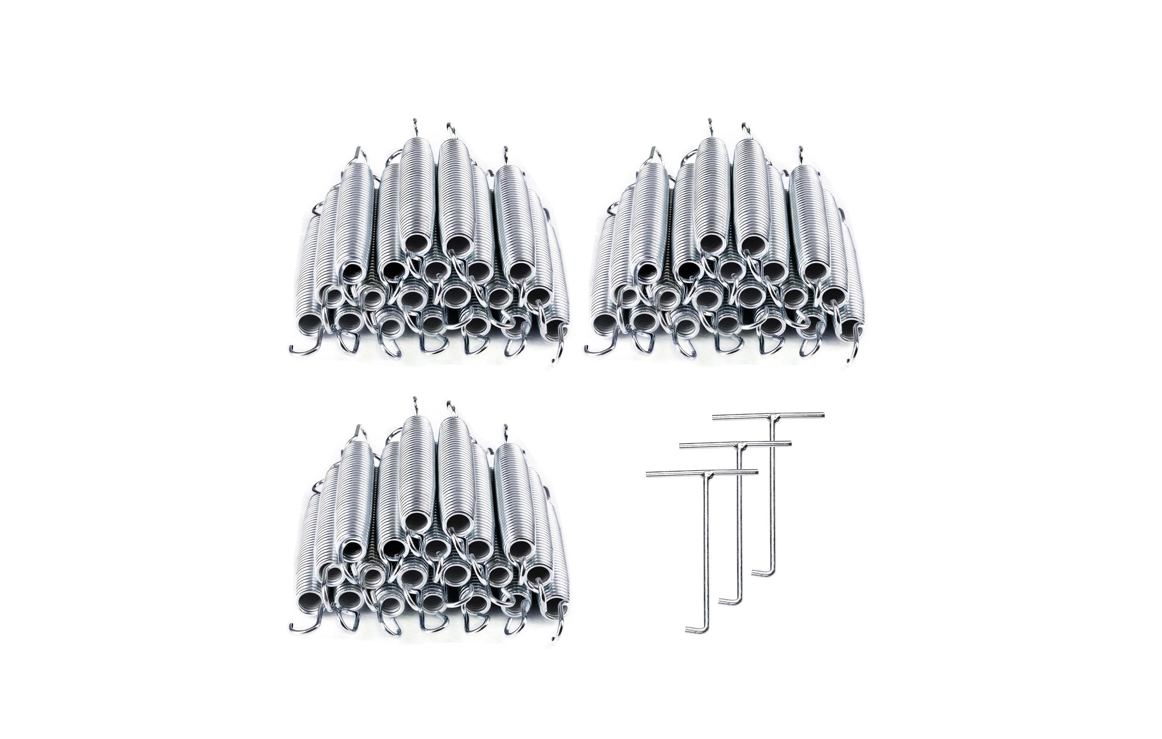 Yescom 7" Trampoline Springs Heavy Duty Replacement Springs Trampoline Accessories Trampoline Parts (Pack of 60)