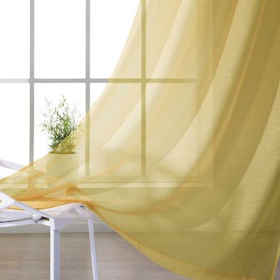 Melrose Semi Sheer Window Panel Set, 110" W x 84" L