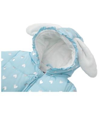 Baby Girls Soft Fleece Lined Puffer Jacket Winter Coat