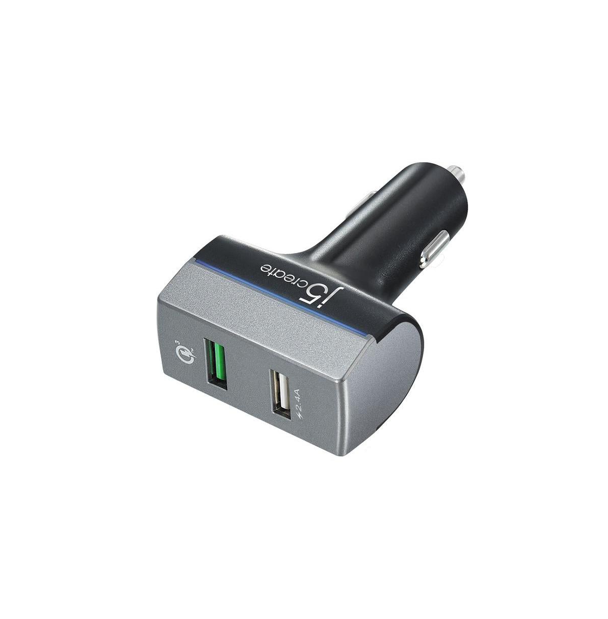 j5create JUPV20 2-Port Usb QC3 Car Charger