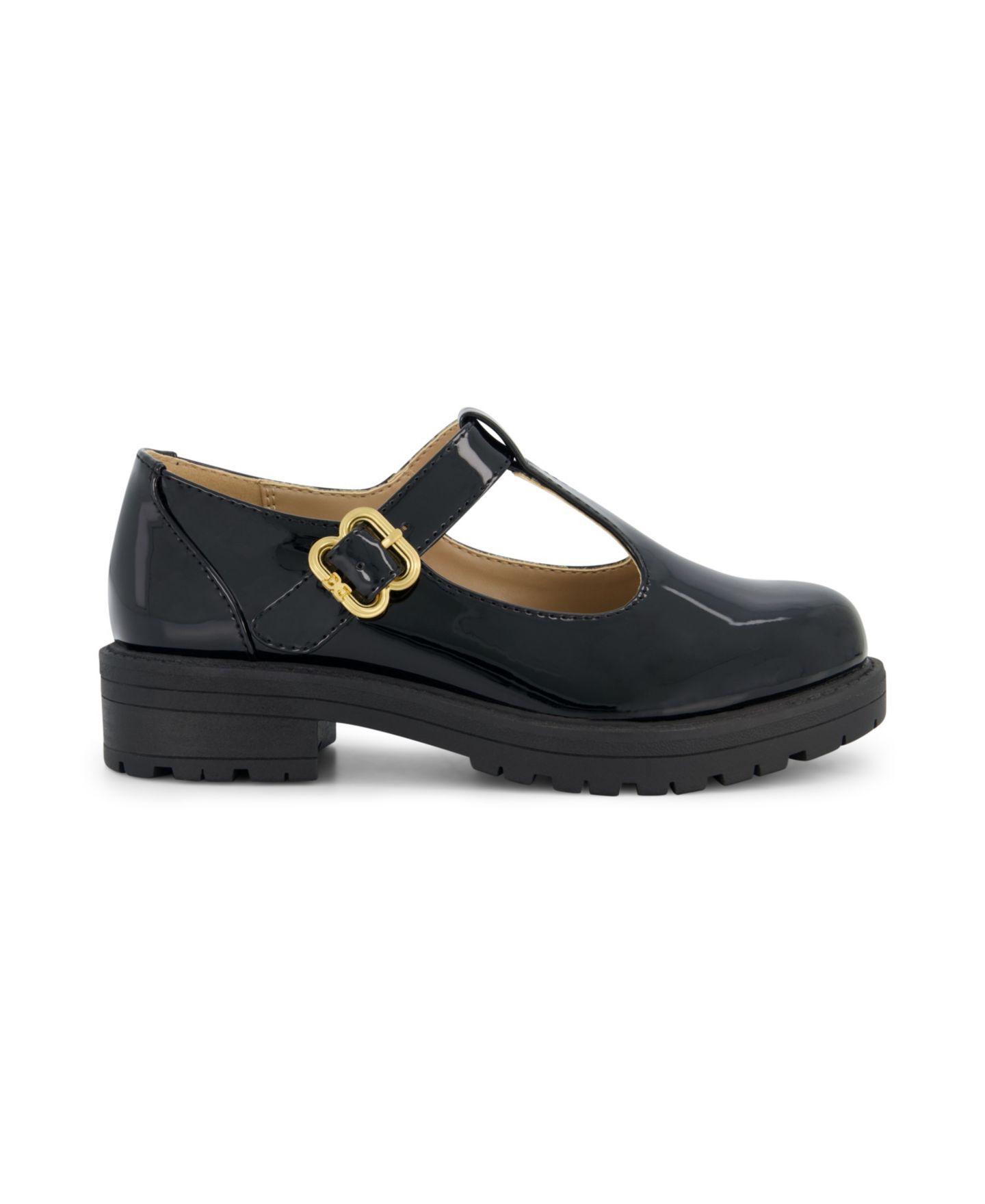 Обувь Sam Edelman Taelor T-Strap Shoe для девочек, цвет: Чёрный — фото 4