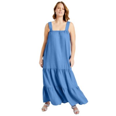 knee length dresses for ladies BCBG MaxAzria Black Strapless Tiered Tulle Midi Dress – SilkRoll main image 0