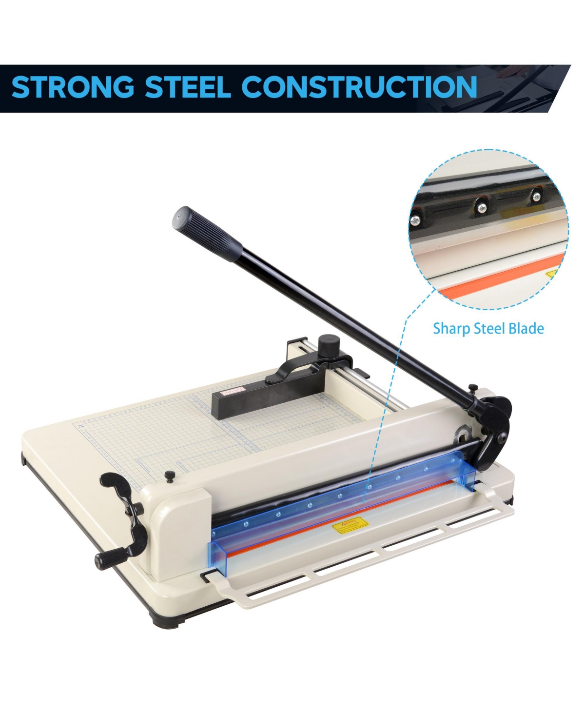 Yescom 17” Blade A3 Large Paper Cutter Guillotine 400 Sheets Cutting Craft Trimmer