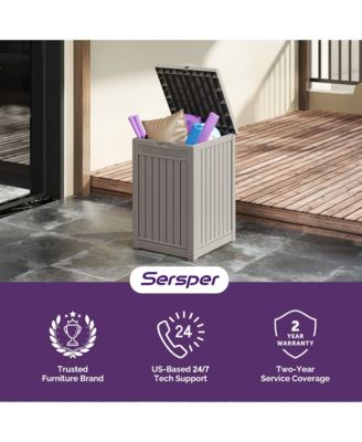 48 Gallon Outdoor Patio Deck Storage Box Floor Decor