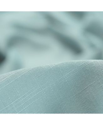 Premium 2-Panel Soft Textured Semi Sheer Curtains for Window Living Room Bedroom Kitchen Office - Natural Light Filtering Privacy window Treatment Drapes - 52 x 84 Inches Long - Red