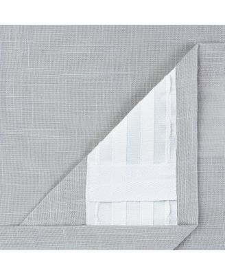 Premium 2-Panel Soft Textured Semi Sheer Curtains