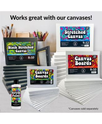 8oz Acrylic Paint Black