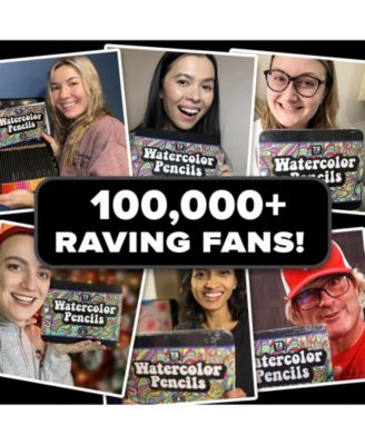 72 Watercolor Pencils Set