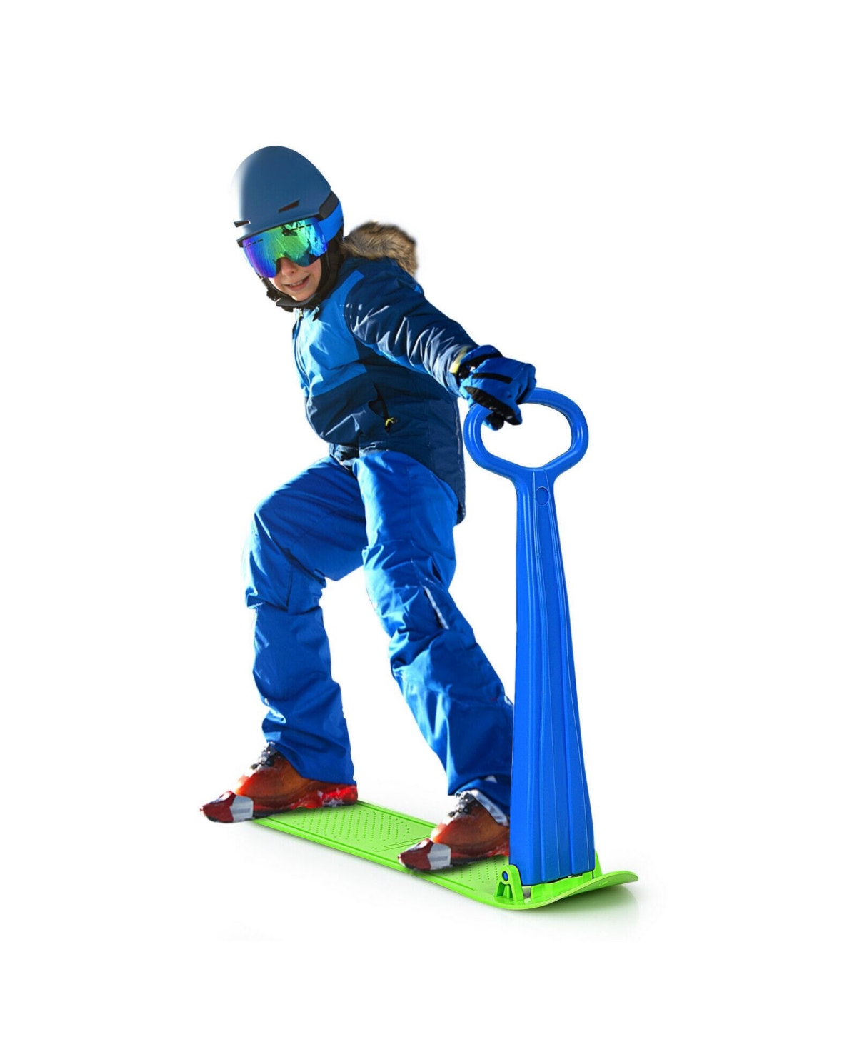 Skonyon 1-Rider Snow Scooter with Grip Handle