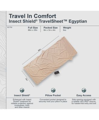 - Premium - Insect Shield TravelSheet -  Egyptian Cotton