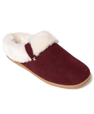 Women's Camp Collar Scuff Slippers