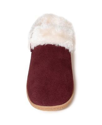 Women's Camp Collar Scuff Slippers