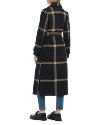 Women's Double-Breasted Maxi Wool Blend Coat