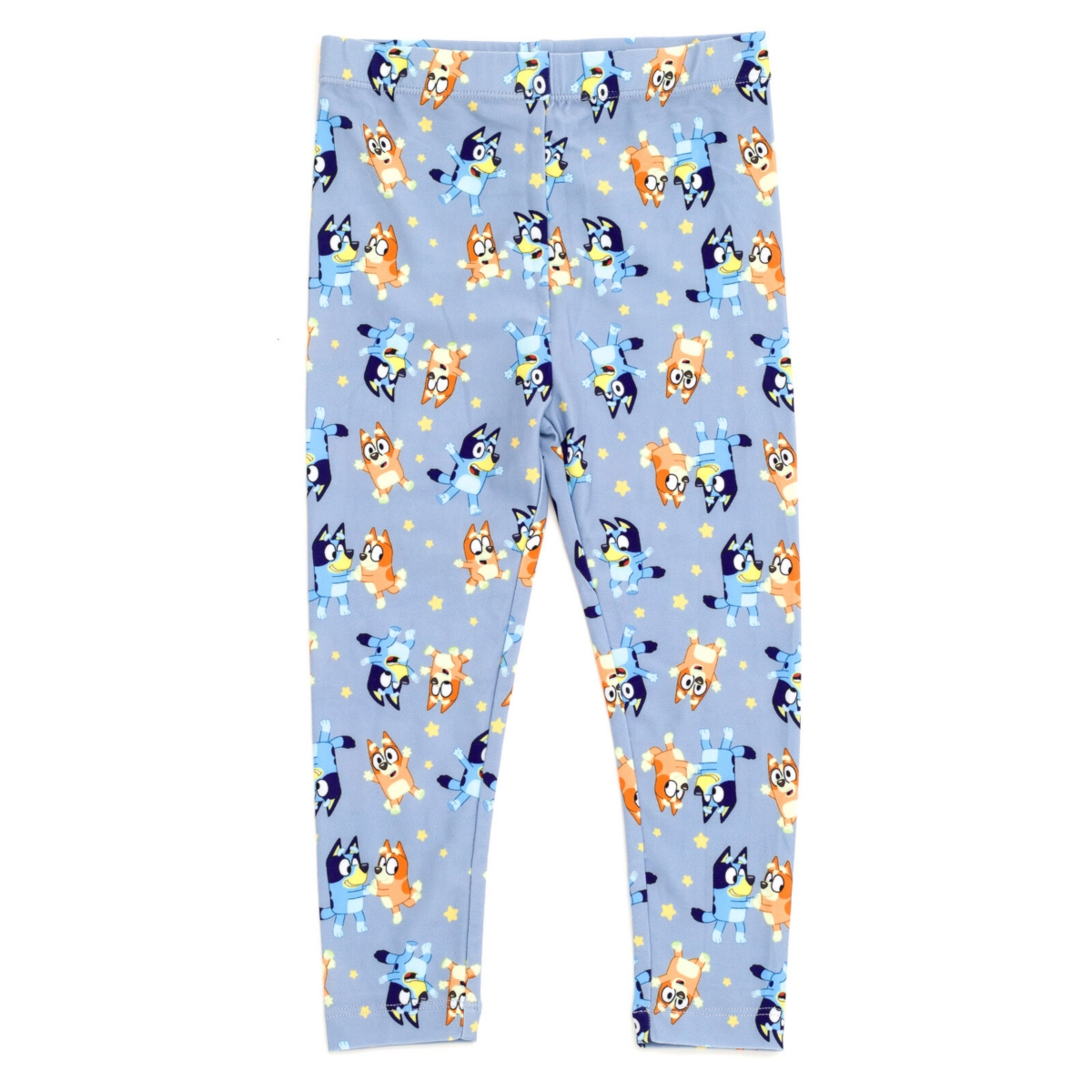 Bluey Toddler Girls Peplum Sweatshirt and Leggings Outfit Set -/ blue, bingo / bluey