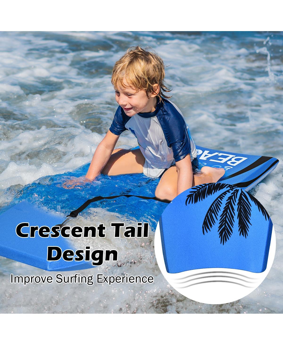 Vebreda Super Lightweight Bodyboard Surfing with Leash Eps Core Boarding-m