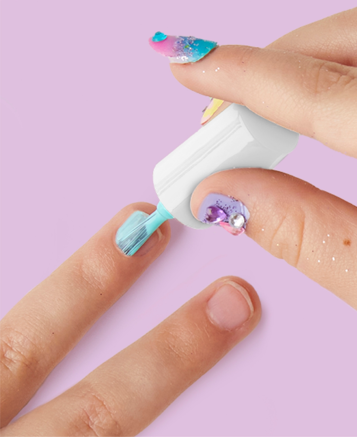 Geoffrey's Toy Box Airbrush Glitter Salon Nail Design Studio Kit In No Color