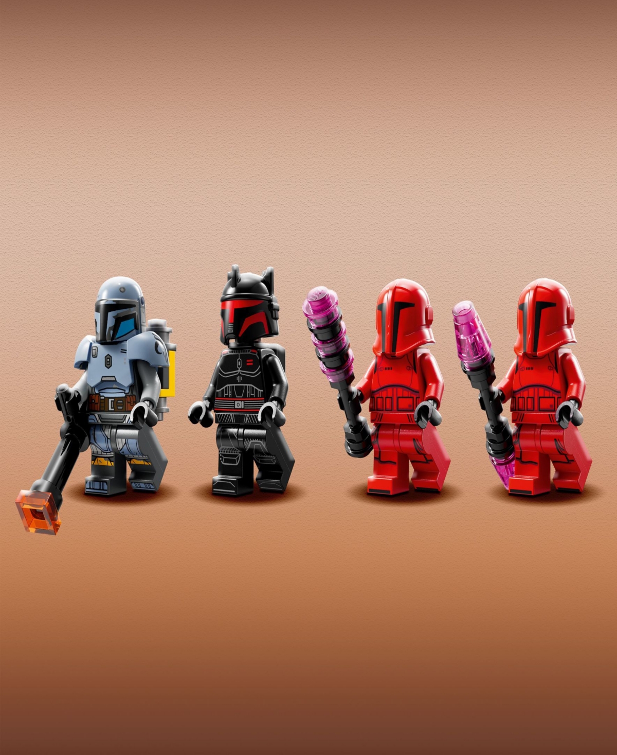 Lego Star Wars Paz Vizsla And Moff Gideon Battle Mandalorian Building Toy Set 75386, 289 Pieces In Multi Color