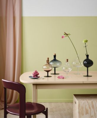 12'' Bod Bottle Crystal Glass Vase