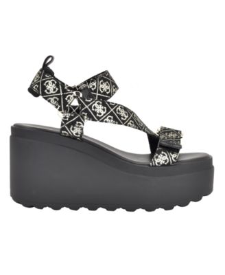 Women's Ocilia Quattro Logo Sport Eva Wedge Strappy Sandals