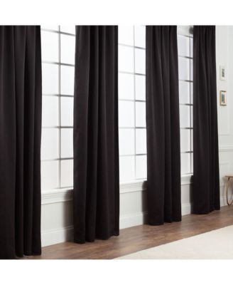 Premium 2-Panel Solid Contemporary Room Darkening Curtains - 3-in-1 Back Tab, Rod Pocket, Ring Tab  - for Windows Living Room Bedroom - Room Darkening Drapes 52 x 63 Inches - Dusty Gray