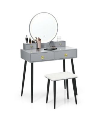 Vanity Table Set with Mirror
