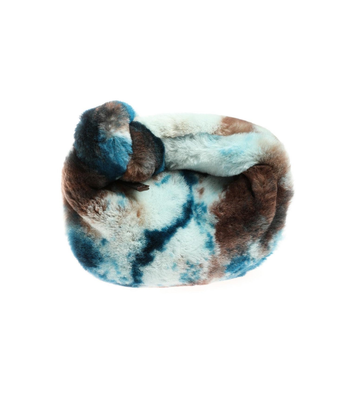 Women's Shearling Mini Bag - Turqoise multicolor