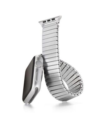 Twist-O-Flex Band Compatible For Use With The Apple Watch (series 1-8) 38/40/41mm in Black and Size 15