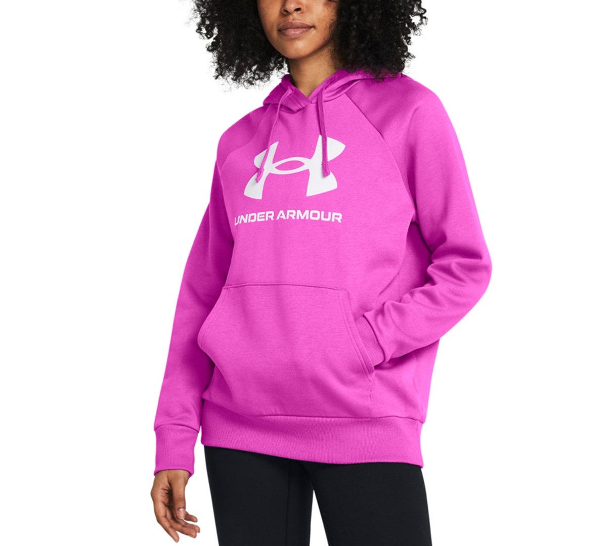 Under Armour Women's Rival Fleece Logo Hoodie In Vivid