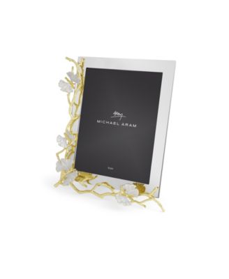 Butterfly Ginkgo Gold Reflective Frame, 8" x 10"