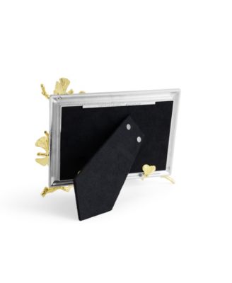 Butterfly Ginkgo Gold Reflective Frame, 4" x 6"