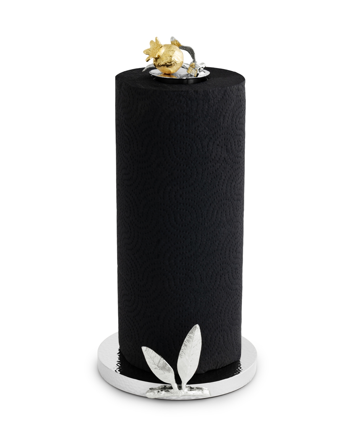 Michael Aram Pomegranate Silver And Gold Paper Towel Holder, 6.3" X 6.3" In No Color