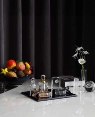 Modern Solid Crystal Tray, 9'' x 11''