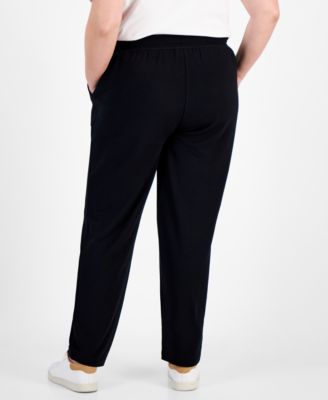 Plus Size Luxsoft Fleece Drawstring Pants, Macy's Exclusive