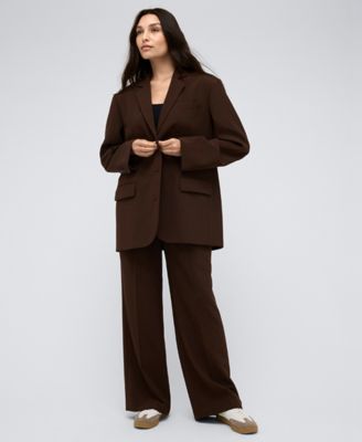 Women's Vision Twill Three-Button Boyfriend Jacket