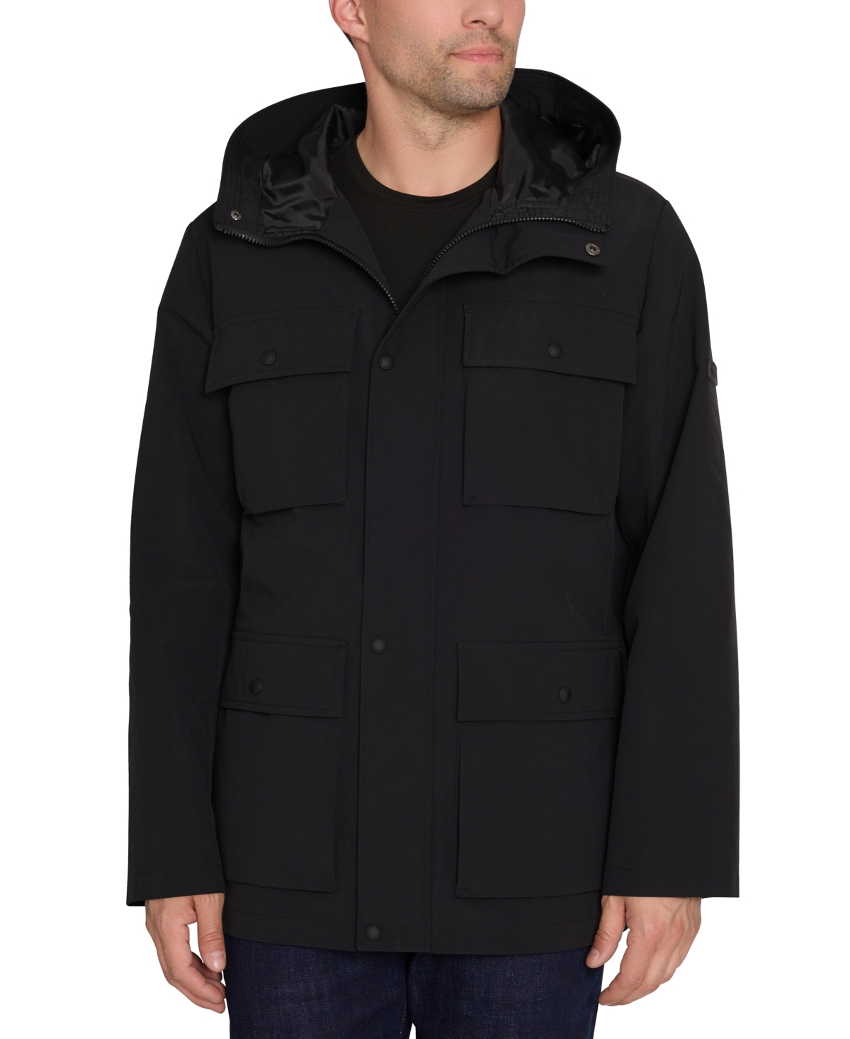 Men's Full-Zip Hooded Jacket - Midnight Blue
