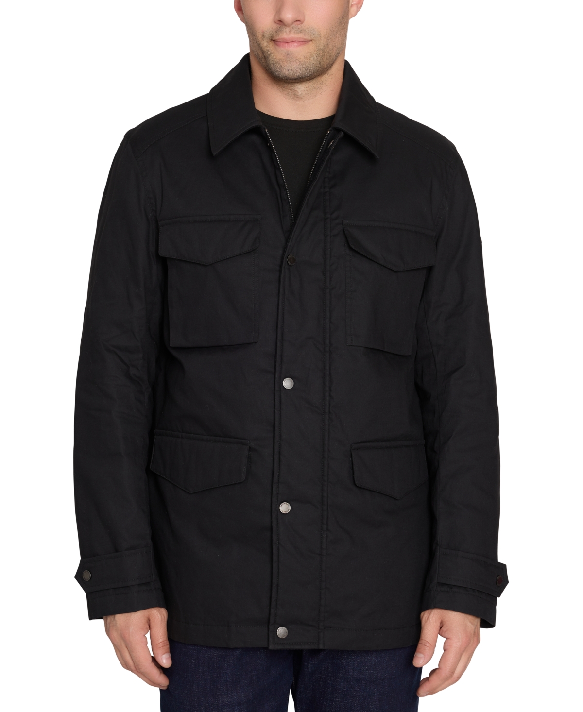 SAM EDELMAN MEN'S WAXED COTTON JACKET 