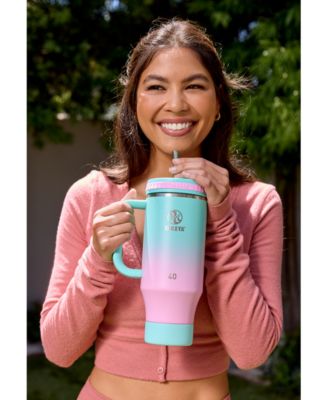 Fixed Handle 40-Oz. Insulated Stainless Steel Tumbler