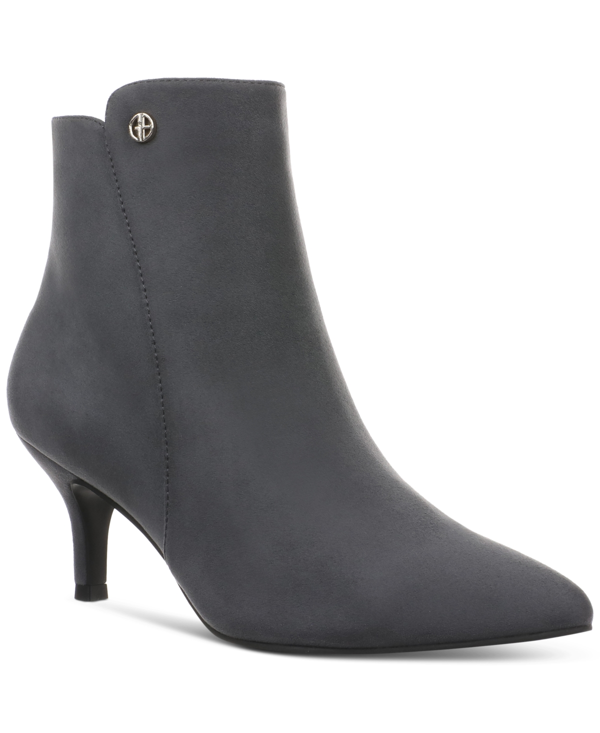 GIANI BERNINI WOMEN'S CARMINEE MEMORY FOAM KITTEN HEEL DRESS BOOTIES, CREATED FOR MACY'S 