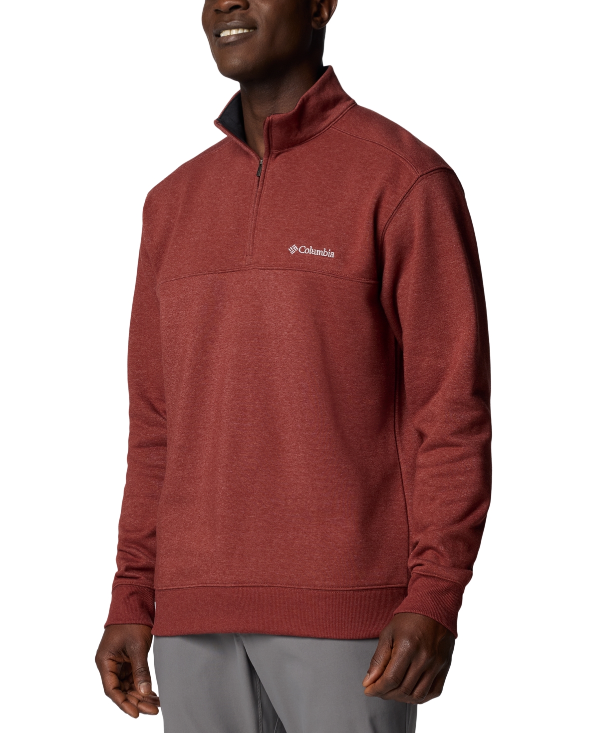 COLUMBIA MEN'S HART MOUNTAIN II QUARTER-ZIP FLEECE SWEATSHIRT 