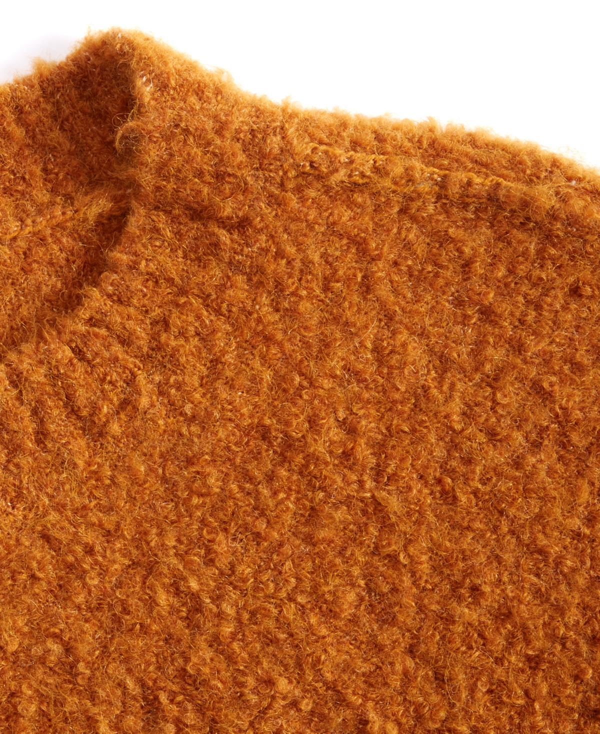 ON 34TH WOMEN'S BOUCLE CREWNECK PULLOVER SWEATER, CREATED FOR MACY'S 