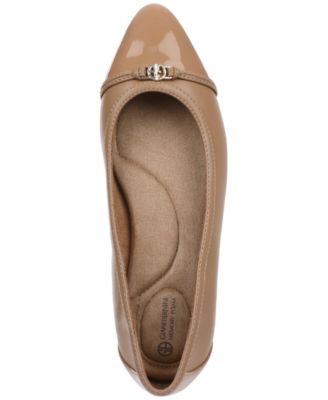 Women's Madelinee Memory Foam Cap Toe Ballet Flats